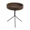 Mesa de Apoio Moore Baixa | Castanho Preto