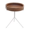 Mesa de Apoio Moore Baixa | Natural Branco