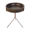 Mesa de Apoio Moore Baixa | Castanho Rose