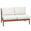Sof Mdulo 2 Lugares Sem Brao Tramontina Terrazzo Fitt - Natural