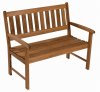 Banco Mestra 106 Ipanema Dois Lugares Encosto para Jardim - Stain Nogueira
