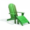 Cadeira Adirondack Michigan com Peseira - Stain Colorido - Verde