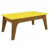 Mesa de Centro Pequena Happy Dioudi - Amarelo