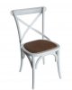 Cadeira Allegra Cross | Branco Lacca PU