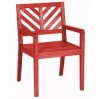 Cadeira com Brao Eko | Madeira Vermelha