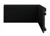 Rodap Ecovale Black R4 18mm x 12,5cm x 2,40m (Barra)- Preto