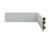 Rodap Ecovale Moderna R2 15mm x 7cm x 2,40m (Barra) - Branco Laqueado