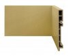 Rodap Ecovale Metlica R5 18mm x 15cm x 2,40m (Barra) - Dourado
