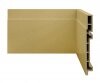 Rodap Ecovale Metlica R6 18mm x 15cm x 2,40m (Barra) - Dourado