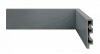 Rodap Ecovale Metlica R2 15mm x 7cm x 2,40m (Barra) - Grafite