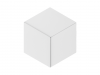 Six Santa Luzia de Poliuretano 130mm  x 150mm x 11mm - Branco