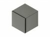 Six Santa Luzia de Poliuretano 130mm  x 150mm x 11mm - Cinza Elefante