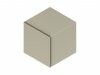 Six Santa Luzia de Poliuretano 130mm  x 150mm x 11mm - Cinza Glacial