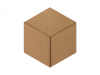 Six Santa Luzia de Poliuretano 130mm  x 150mm x 11mm - Ouro Rose