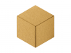 Six Santa Luzia de Poliuretano 130mm  x 150mm x 11mm - Ouro