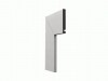 Guarnio Santa Luzia Aluminium 3454 13mm x 10cm x 2,40m (Barra)- Prata