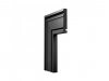 Guarnio Santa Luzia Black 3444 20mm x 9,6cm x 2,40m (Barra) - Preta