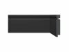 Rodap Santa Luzia Black 3457 16mm x 10cm x 2,40m (Barra)- Preto