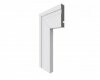 Guarnio Santa Luzia Moderna 456 16mm x 7cm x 2,40m (Barra)- Branca