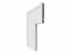 Guarnio Santa Luzia Moderna 457 16mm x 10cm x 2,40m (Barra)- Branca