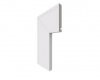 Guarnio Santa Luzia Moderna 460 16mm x 10cm x 2,40m (Barra)- Branca