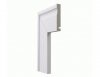 Guarnio Santa Luzia Moderna 514  16mm x 10cm x 2,40m (Barra)- Branca