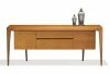 Balco Buffet Aparador Boston 180cm 2 Portas 2 Gavetas | Laminado Carvalho Mel