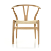 Cadeira Wishbone Gvea | Carvalho Claro  Assento Fibra Natural