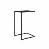 Mesa Lateral Steel Quadra Preto Industrial Artesano