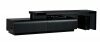 Rack Extensvel Cauan 2 Gavetas | Laca Preto Laminado Carvalho Preto