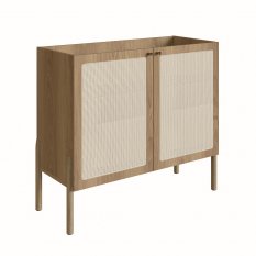 Balco Bar 2 Portas 93cm Palhinha P Madeira Oslo Artesano | Hanover