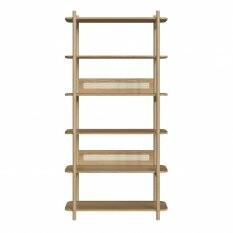 Estante 180 cm 6 Prateleiras Palhinha P Madeira Oslo Artesano | Hanover
